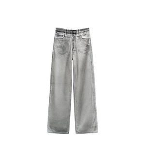 ZARA TRF METALLIC HIGH RISE JEANS SIZE 10 | 6688/209
